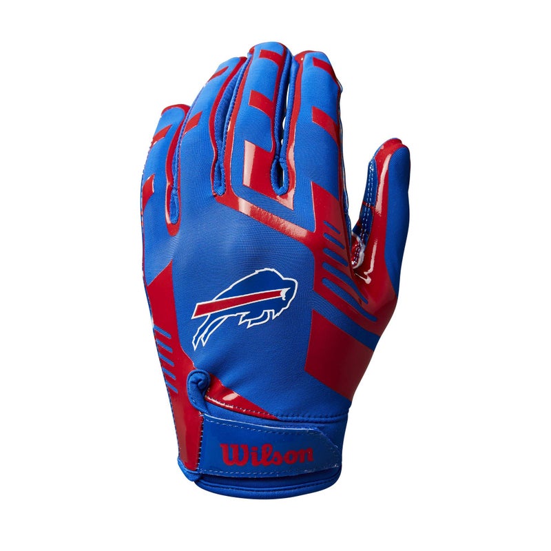 Wilson NFL Stretch Fit Football Gloves - Youth, Buffalo Bills - Image 2
